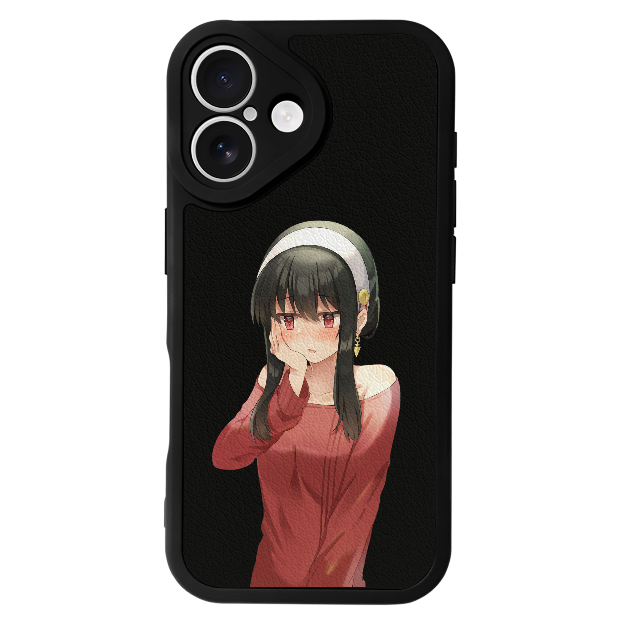 （画像用） SPY×FAMILY间谍家家酒 【iPhone 16シリーズ対応】シリコンスマホケース（レザー調） 材質：シリコン
